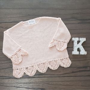 Zara Girl's Summer Collection Knit Top